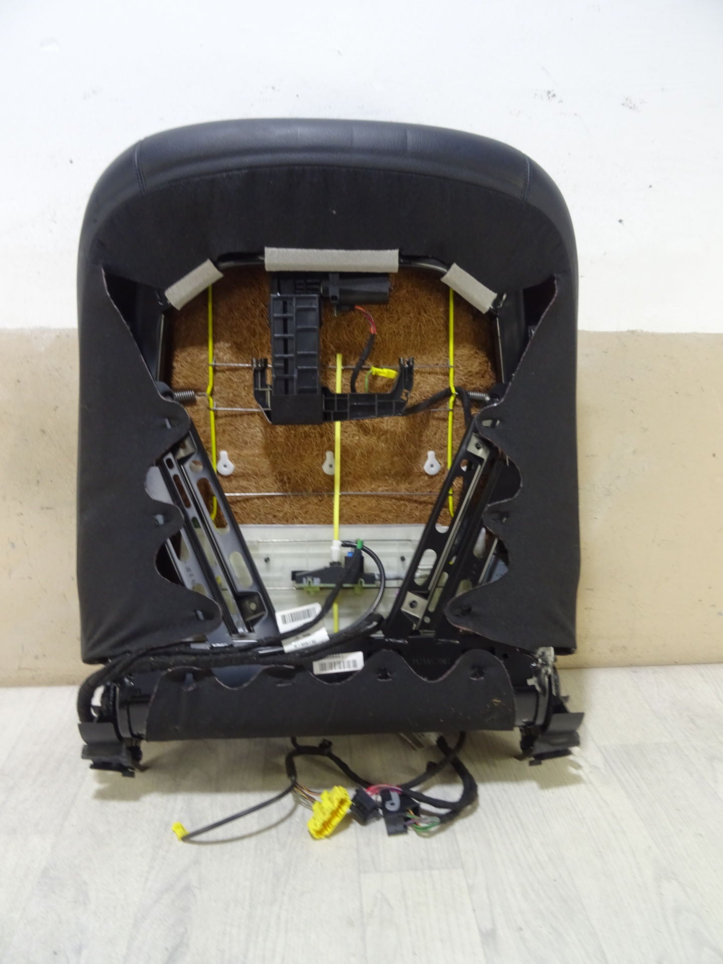 Облегалка на седалка Кожа Черна Подгряване на шофьорска седалка предна лява Mercedes W221