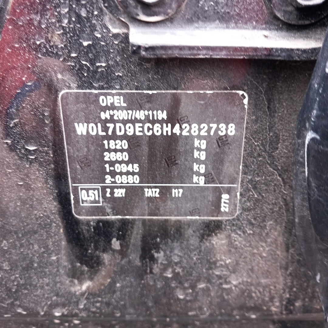 Opel Crossland X 1,6 CDTI B16DT 2017 снимки / P1701