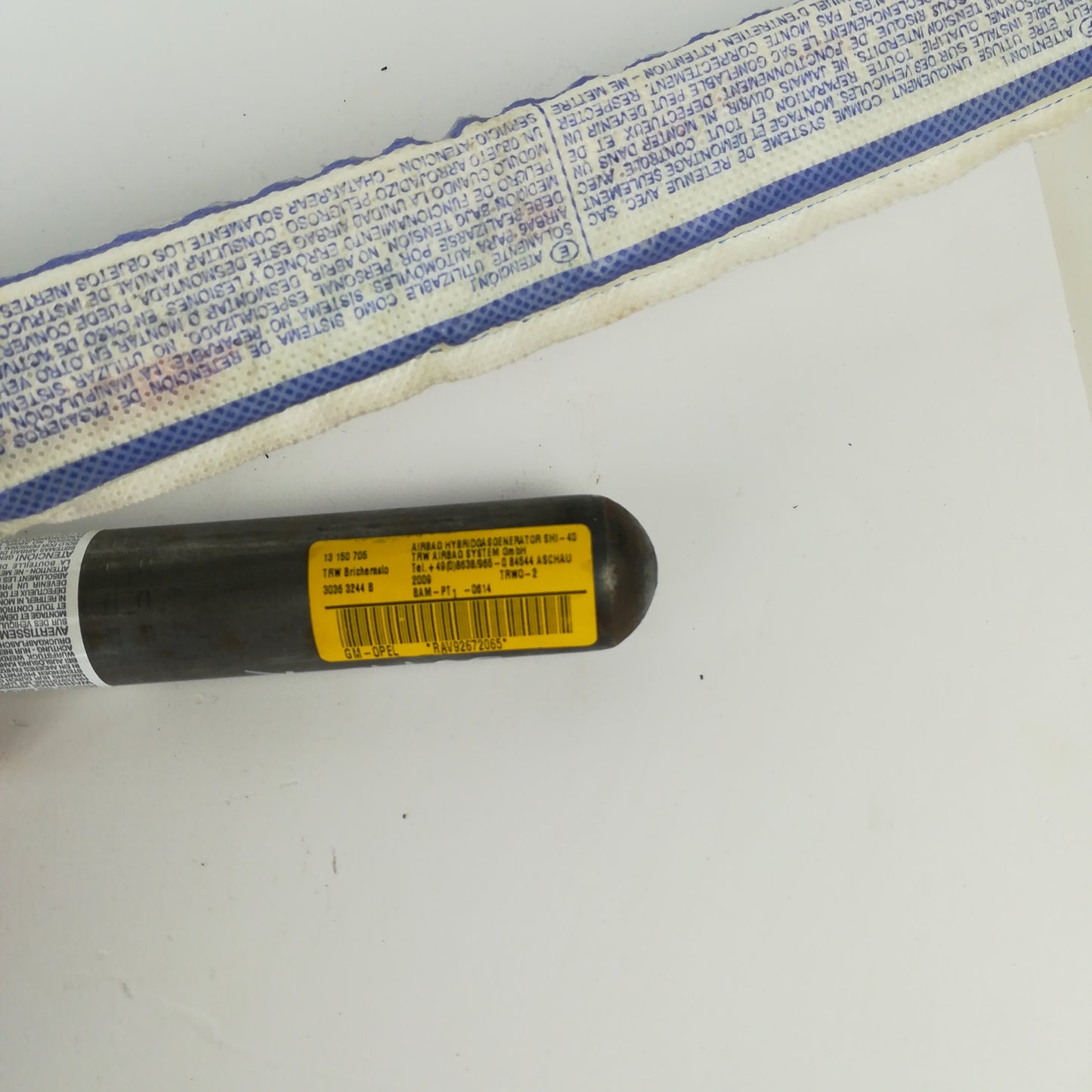 Въздушна възглавница таван дясна страна Opel Corsa D 3 Врати