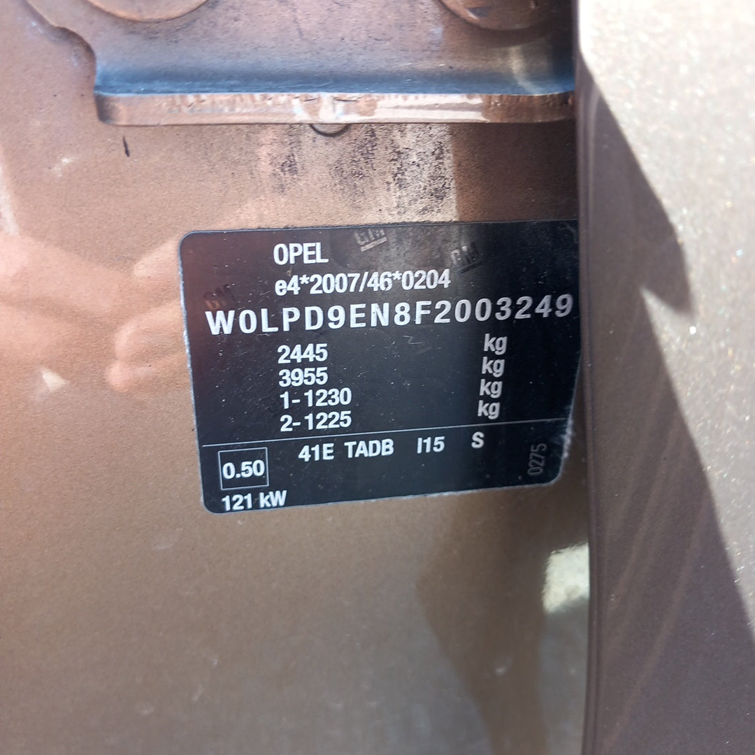 Opel Zafira C 2,0 CDTI Brown 2015 / P1201 снимки