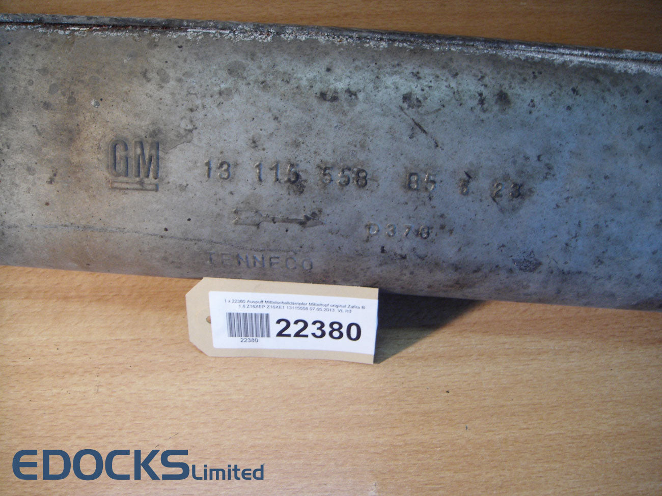 Ауспух централен гърне оригинален Zafira B 1,6 Z16XEP Z16XE1 Opel
