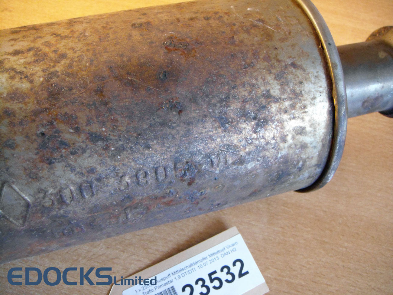 Ауспух централно гърне Vivaro Trafic Primastar 1,9 DTI dCi Opel