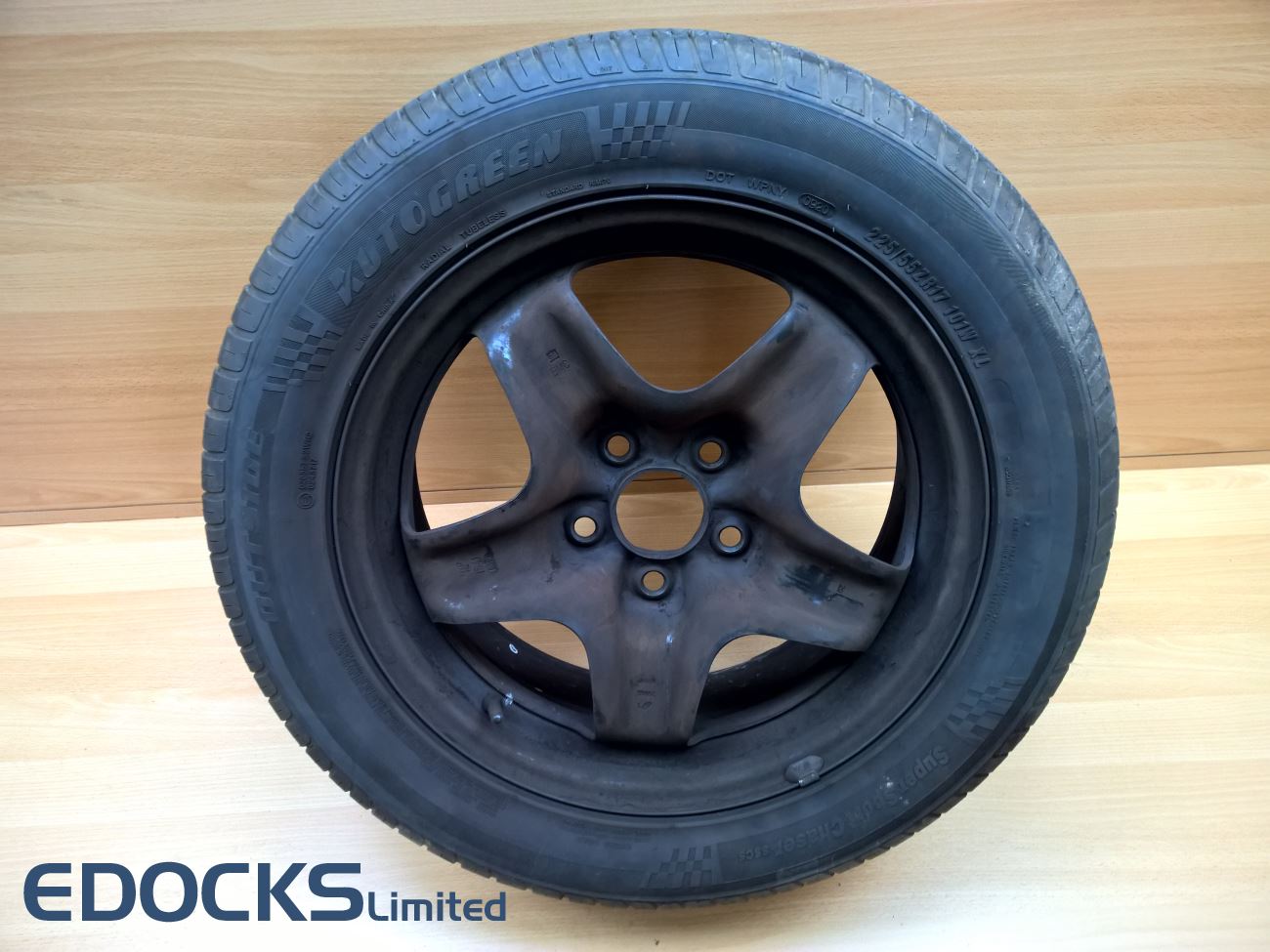 Комплект 4х дизайнерски стоманени джанти 17'' оригинални 7J X 17 летни гуми 225/55/17 Опел