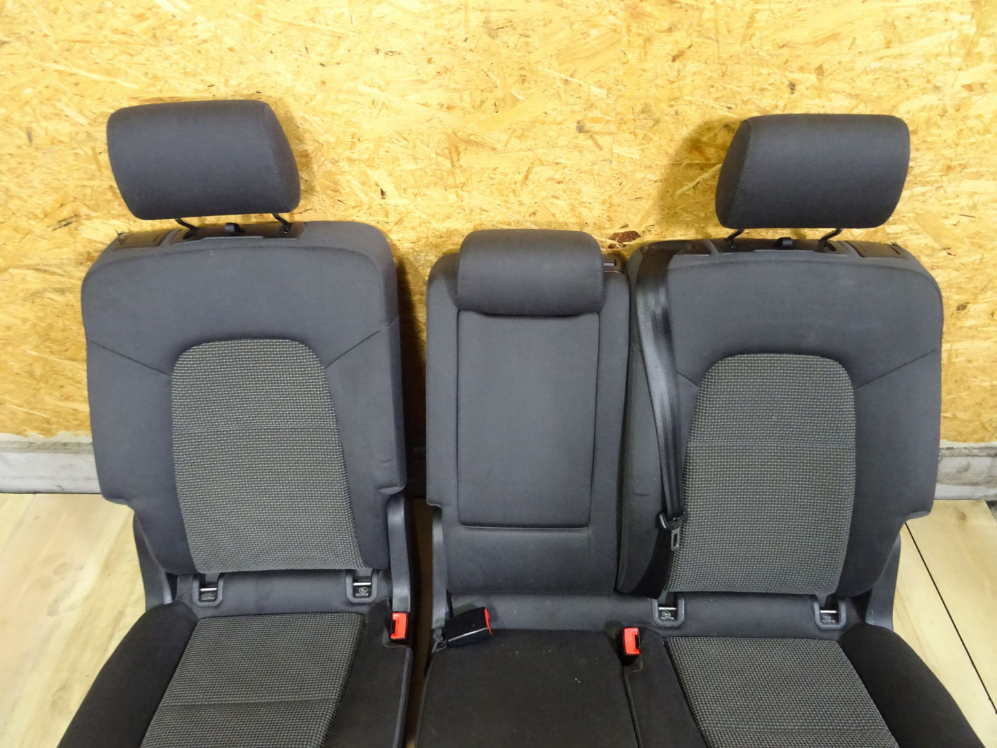 Плат Седалки Седалка Интериор Черни Сиви Седалки Audi Q7 4L