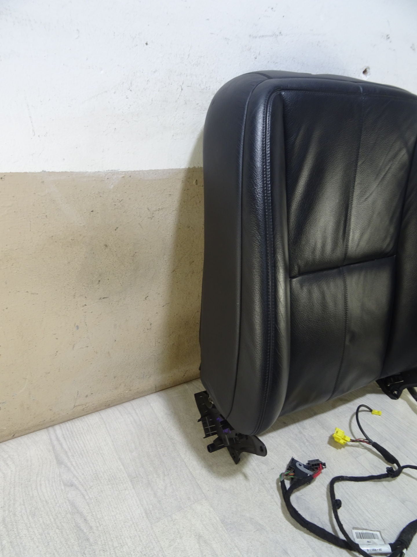 Облегалка на седалка Кожа Черна Подгряване на шофьорска седалка предна лява Mercedes W221