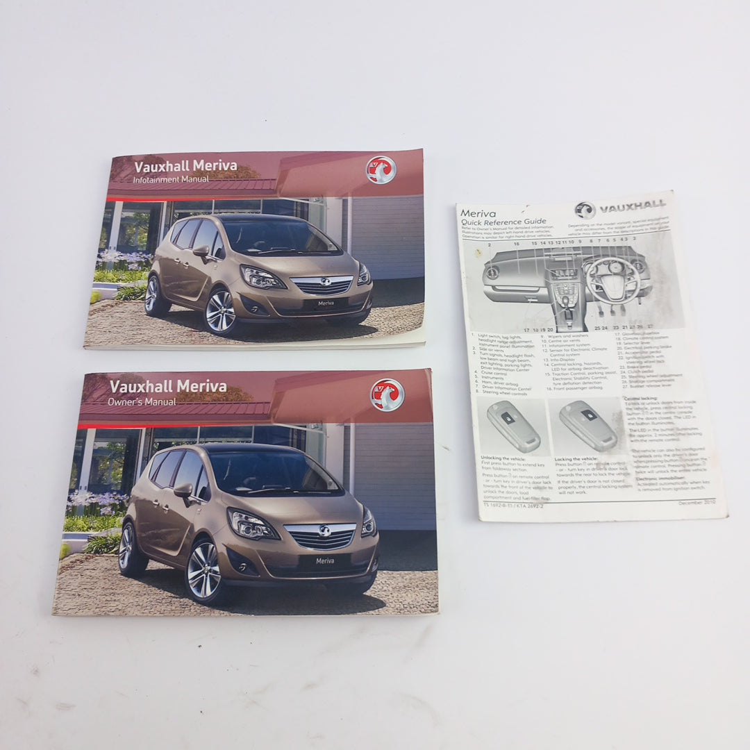 Книжка упътване Английски Vauxhall Opel Meriva B