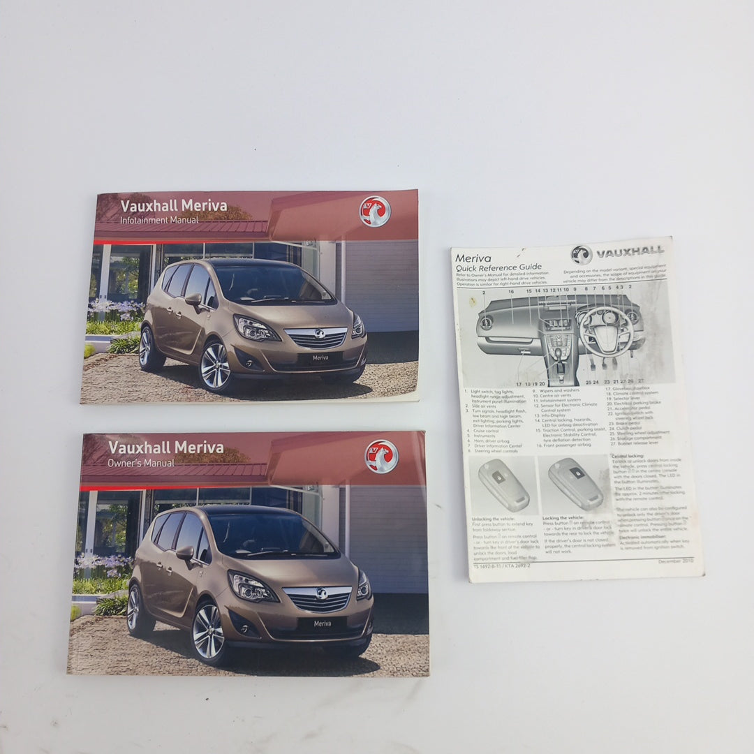 Книжка упътване Английски Vauxhall Opel Meriva B