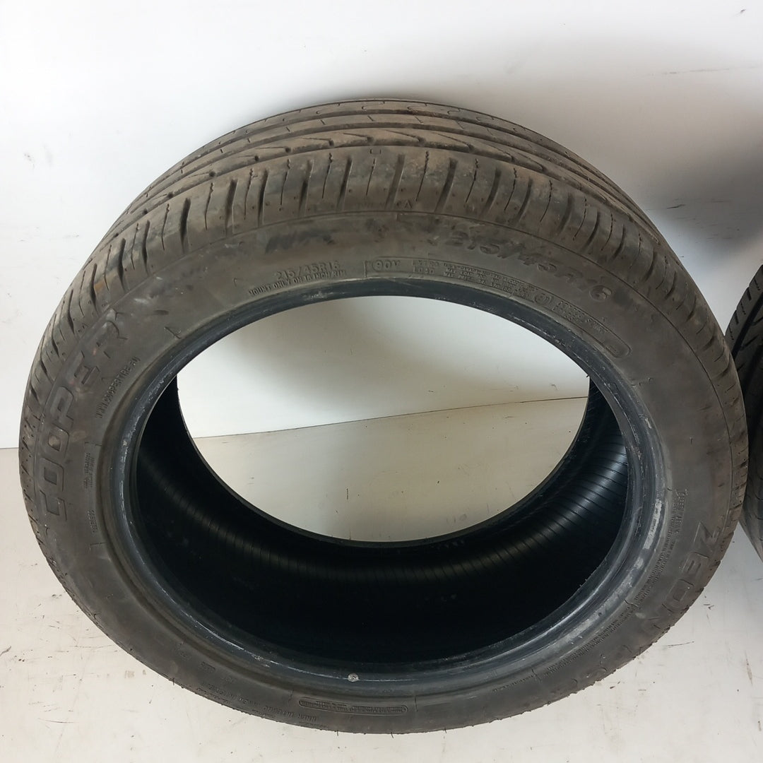 Комплект 16" цола 2 броя летни гуми COOPER Zeon CS8 215/45R16 90V EXTRA LOAD Opel Corsa D