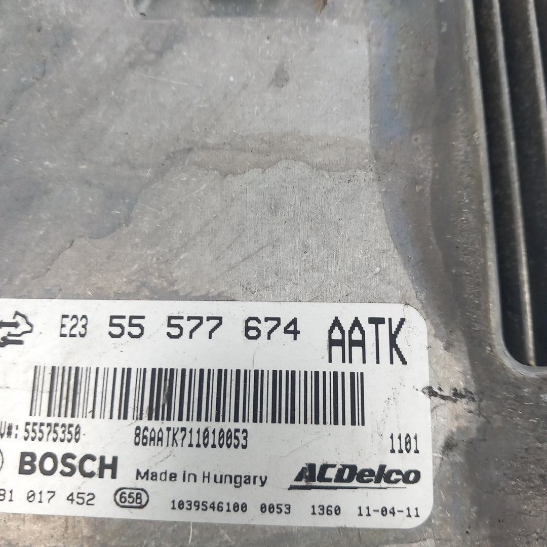 Компютър на двигателя занулен AATK Opel Astra J 2,0 CDTI A20DTH