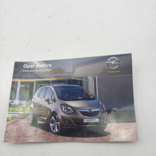 Книжка упътване информационна система немски Opel Meriva B