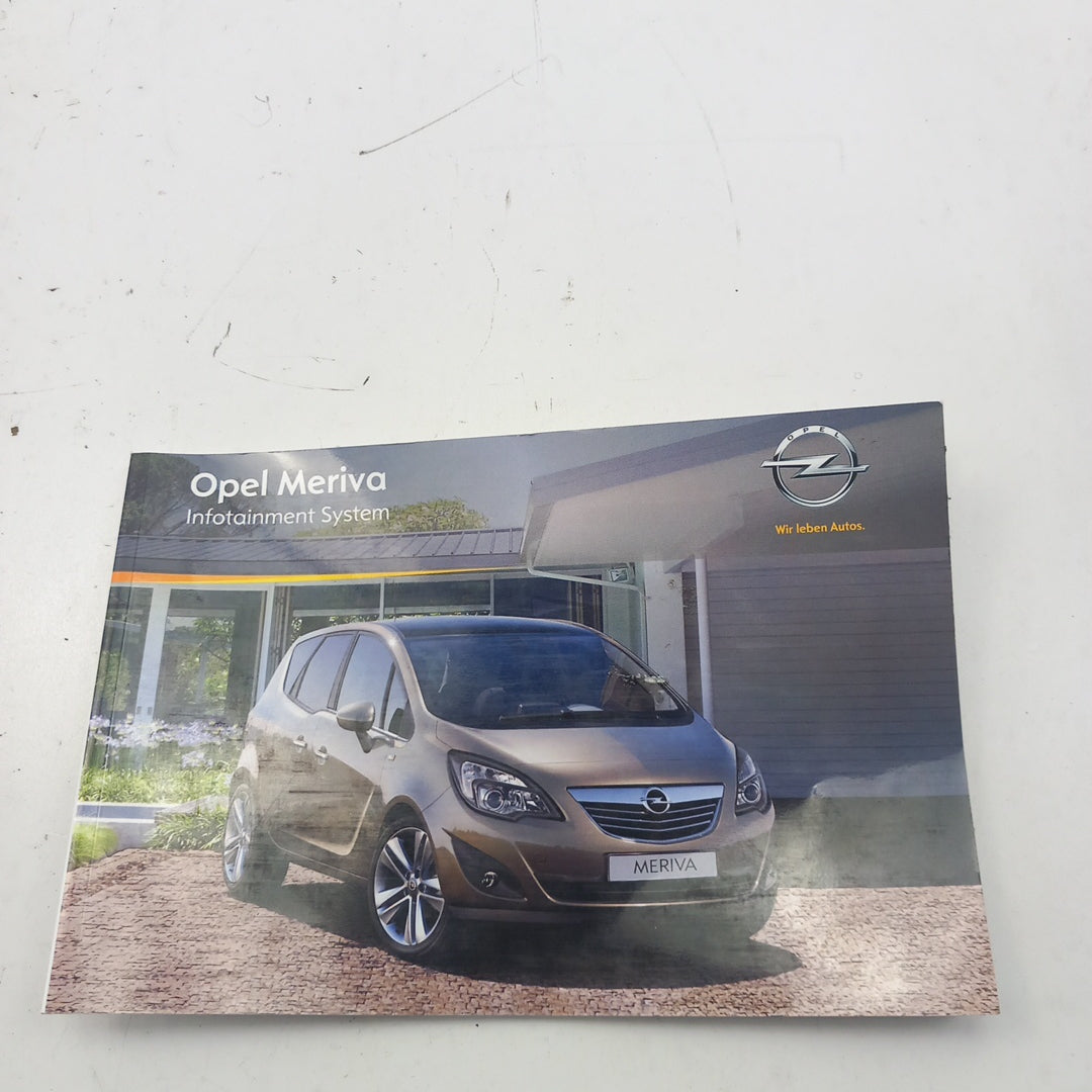 Книжка упътване информационна система немски Opel Meriva B