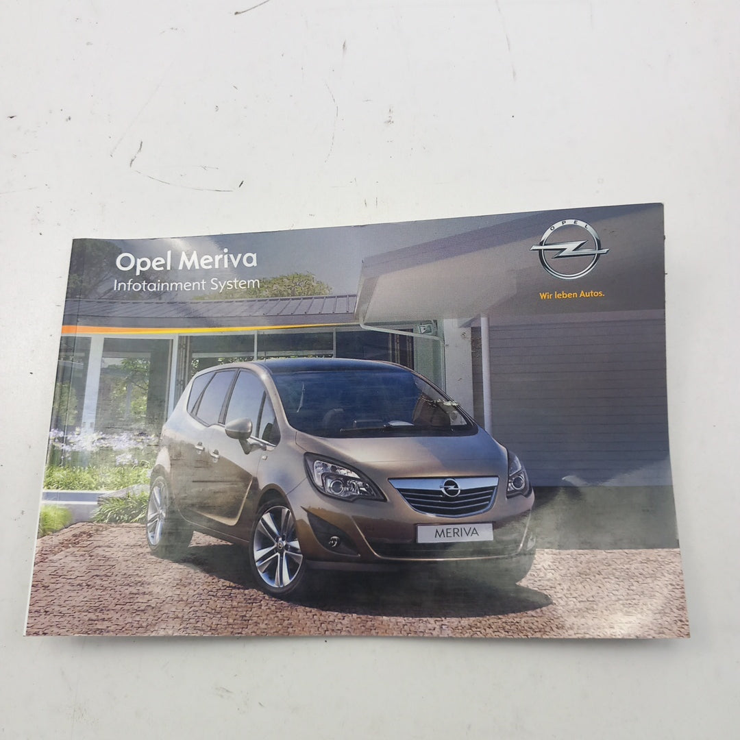 Книжка упътване информационна система немски Opel Meriva B