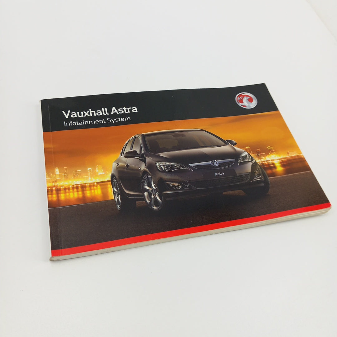 Книжка упътване радио Английски Opel Astra J