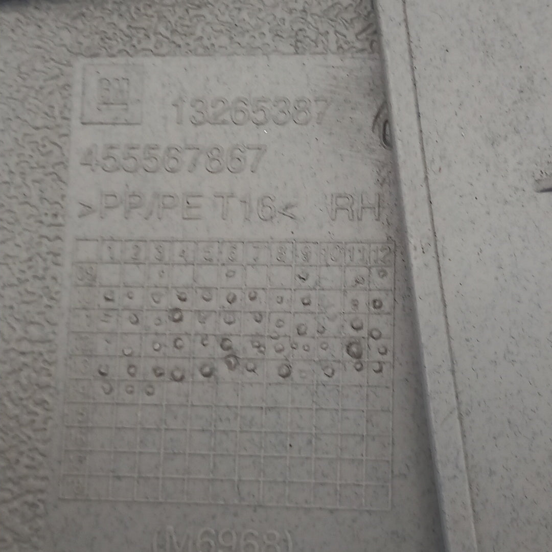 Кора средна колона дясна горна Titanium Bright Opel Meriva B