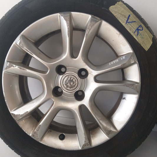 Комплект 16" цола aлуминиеви джанти с гуми 6Jx16H2 ET40 4x100 Opel Corsa D