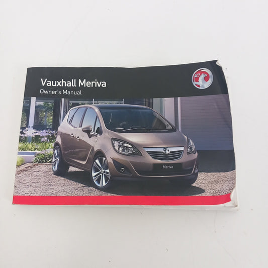 Книжка упътване английски език English Opel Vauxhall Meriva B
