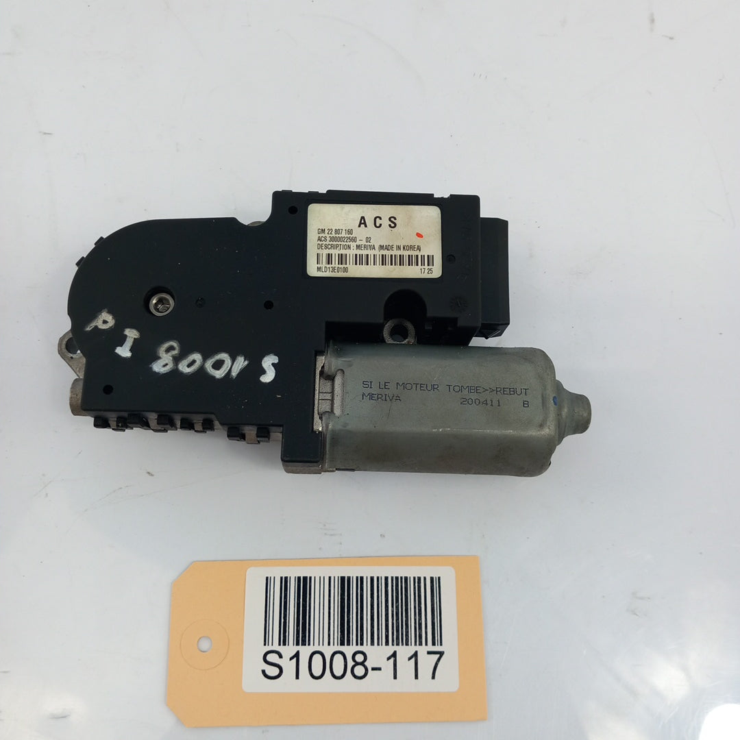 Моторче щора панорамен таван Opel Meriva B